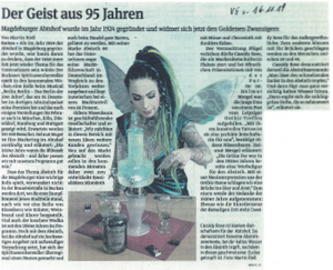 Article: Volksstimme Magdeburg - The spirit from 95 years