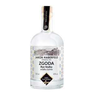 Jakob Haberfeld Zgoda Rye Vodka (koscher)