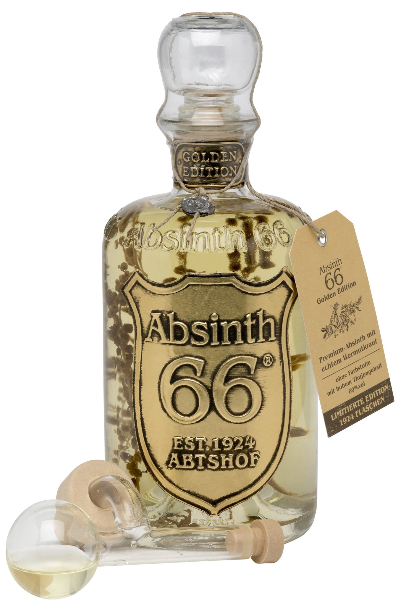Absinth 66® „Golden Edition” - 0,5 l / 69% obj.