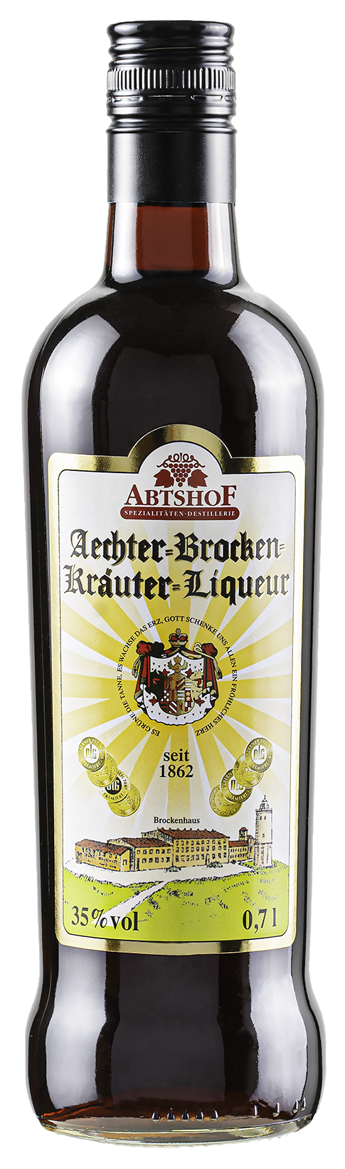 Aechter-Brocken-Herbs-Liqueur® - 0,7 l / 35% obj. (Likier ziołowy)