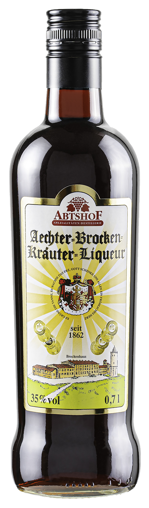 Aechter-Brocken-Herb-Liqueur® - 0.7 L / 35% vol. (Herbal liqueur)