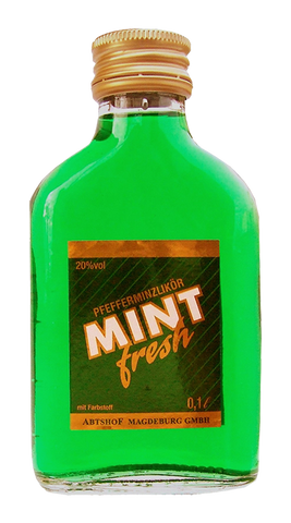 Mint fresh - Pfefferminzlikör - 0,1 L / 20% vol.